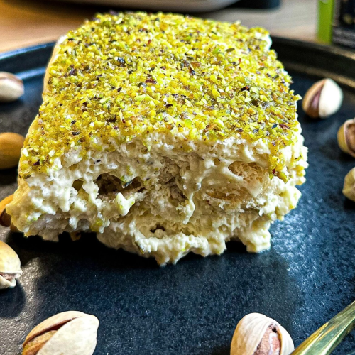 Vanille en pistache tiramisu