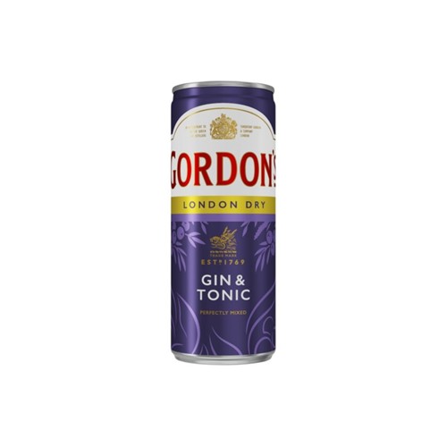 Gordon's gin tonic 250 ml