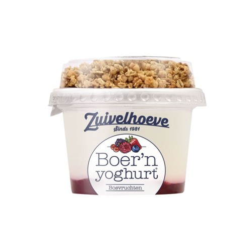 Zuivelhoeve boern yoghurt bosvruchten muesli 170 gram