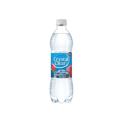 Crystal Clear raspberry blueberry fles 500 ml