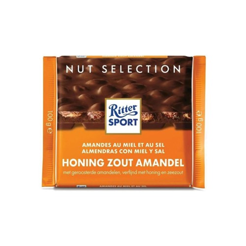 Ritter Sport chocolade honing zout amandel 100 gram