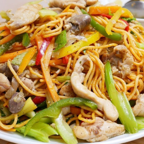 Mì xào ga