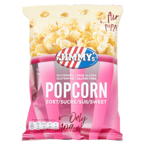 Jimmy's popcorn zoet 27 gram