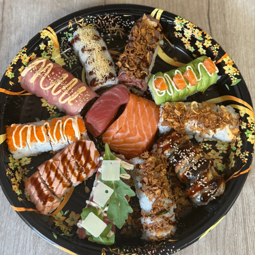 Luxe sushi box for 4
