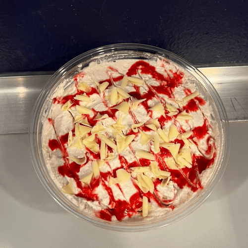 Frambozen tiramisu