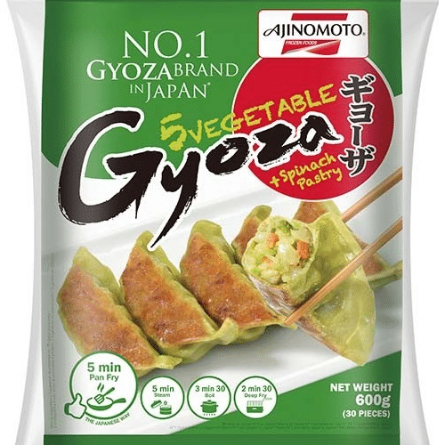 Ajinomoto gyozas veggie 600 gram