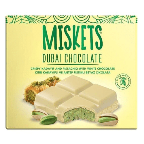 Miskets Dubai chocolate white