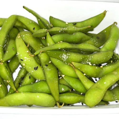 Edamame with sea salt