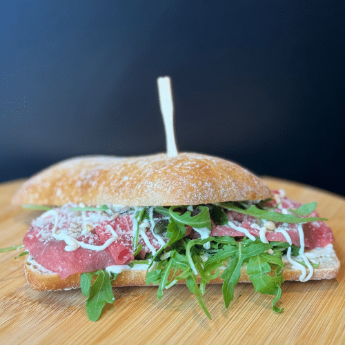 Stokbrood carpaccio