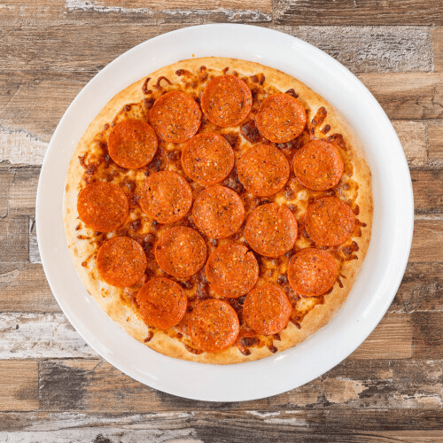 Pizza pepperoni and cheese