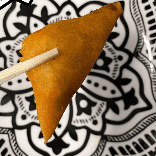 Vegan curry samosa