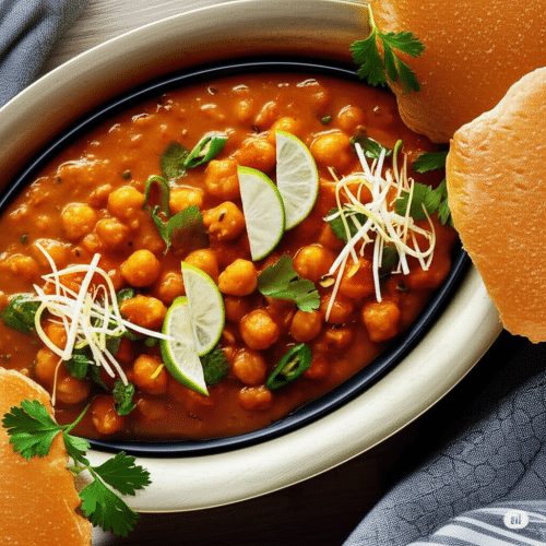 Kabli chana met raita salade