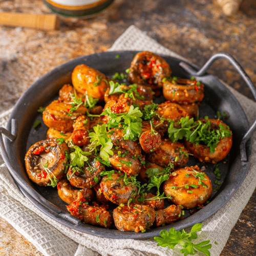 Mushroom bhajee