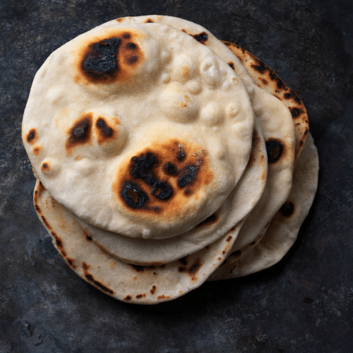 Versgebakken naanbrood