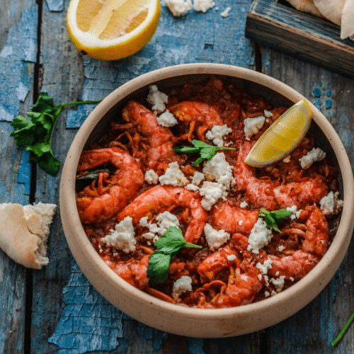 Tikka masala prawn