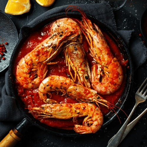 Vindaloo prawn
