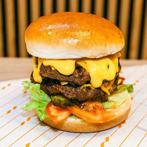 Double cheeseburger