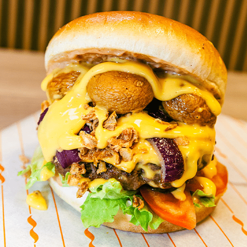 Mushroom burger