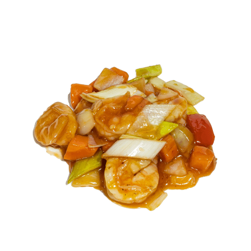 Pittige garnalen szechuan saus