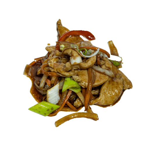 Pittige kip in szechuan saus
