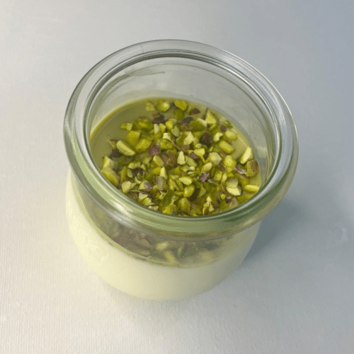 Pannacotta pistacchio