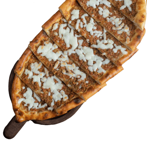 Pide gehakt en kaas