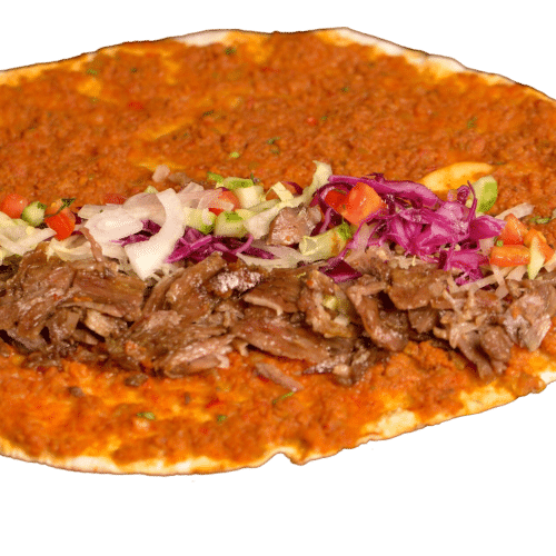 Turkse pizza met lamsdöner