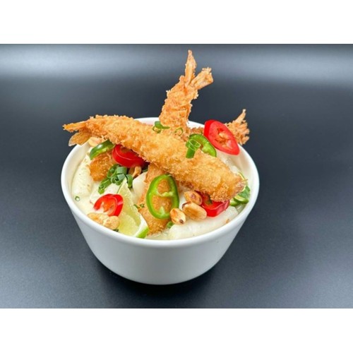 Breaded Shrimps Green Curry Base