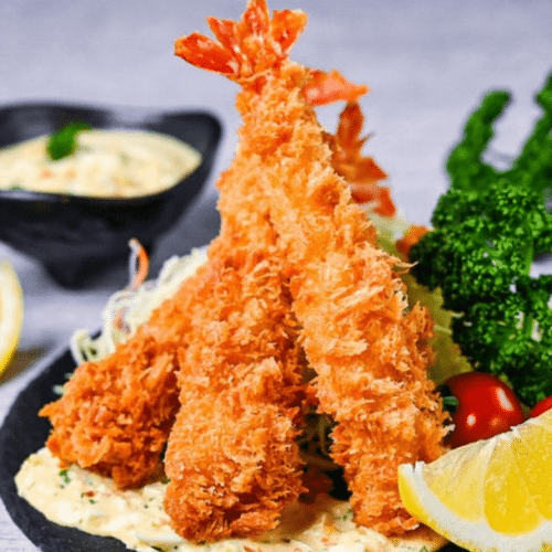 Crispy shrimps