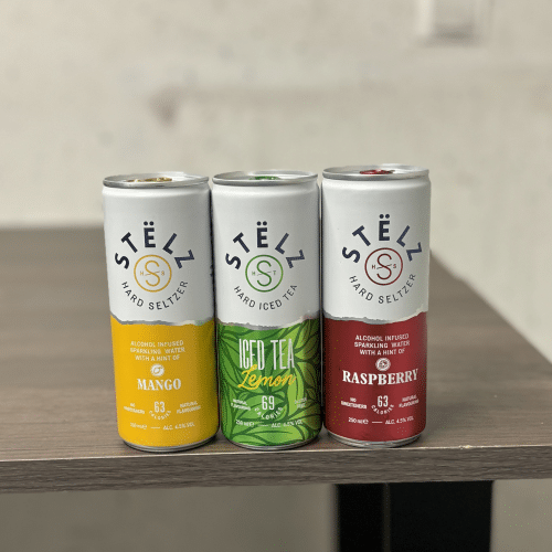 Stëlz proefpakket 250ml 3 stuks (lime, mango, raspberry)