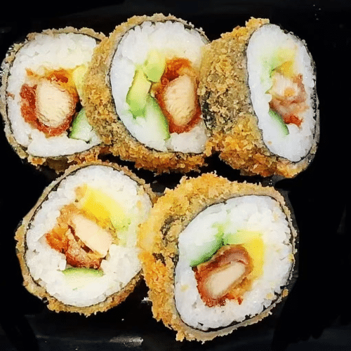 Crispy tori roll