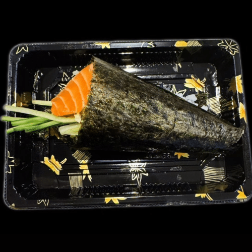 Sake temaki