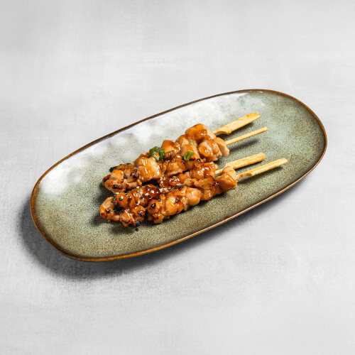 Yakitori kipstokjes met teriyaki saus 4 stuks