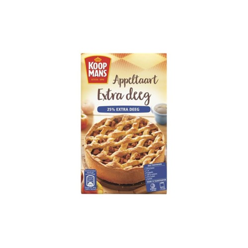 Koopmans appeltaart mix met 25% extra deeg 550 gram