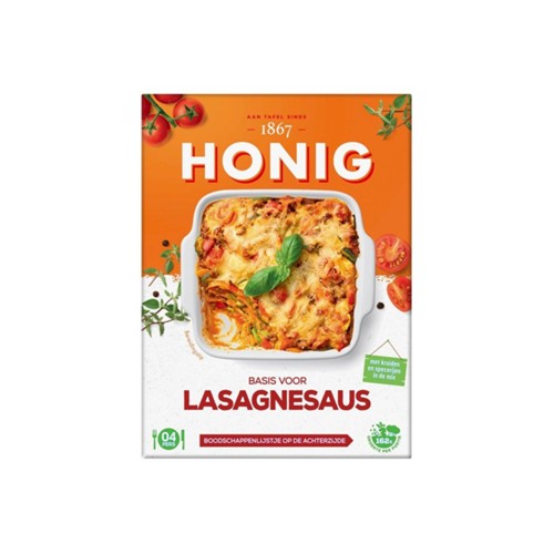 Honig lasagne 125 gram