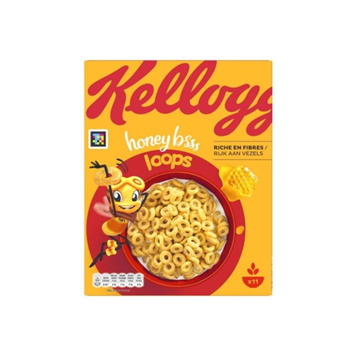 Kellogg's ontbijtgranen honey loops doos 330 gr