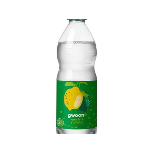 g'woon frisdrank lemon lime fles 500 milliliter