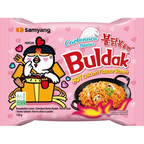 Samyang Buldak hot chicken carbonara 130 gram