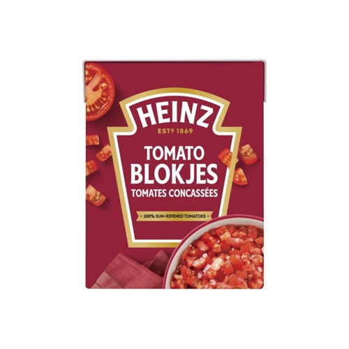 Heinz tomatenblokjes 390 gram
