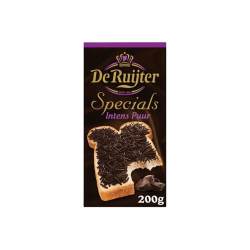 De Ruijter hagelslag intens puur 200 gram
