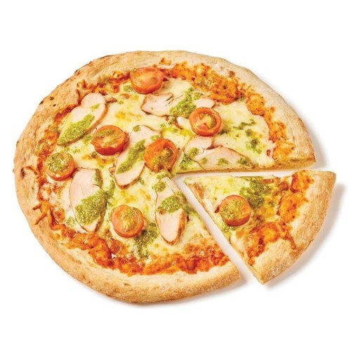Pizza Kip Pesto 29cm warm