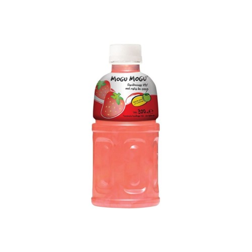 Mogu Mogu aardbei fles 320 ml