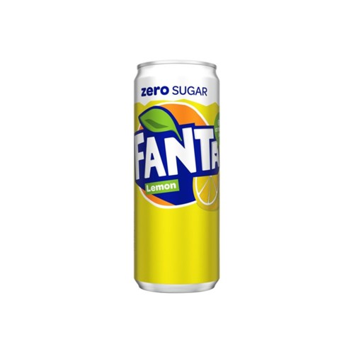 Fanta lemon zero blik 330 ml