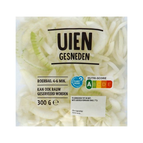 Gesneden uien zak 300 gram