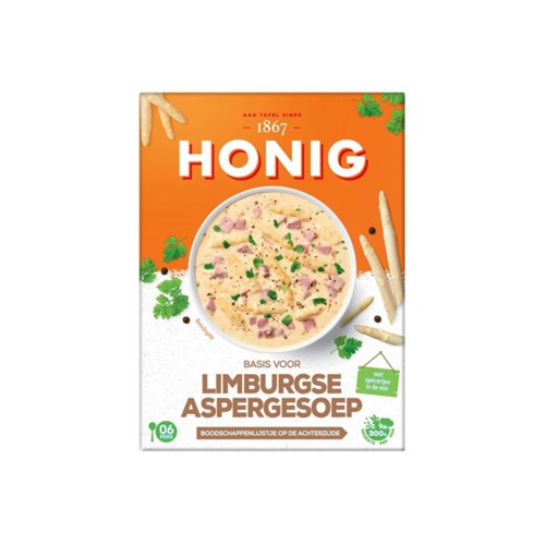 Honig aspergesoep Limburgse doos 106 gr