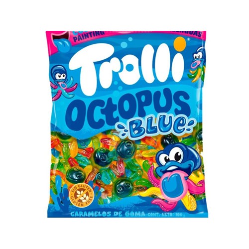 Trolli octopus blue 175 gram
