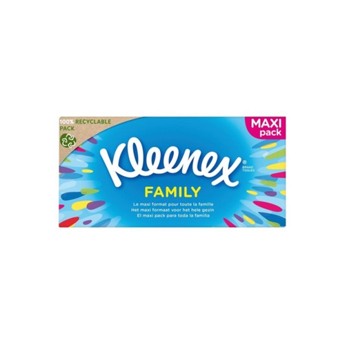 Kleenex family box tissues maxi pack 1 stuk
