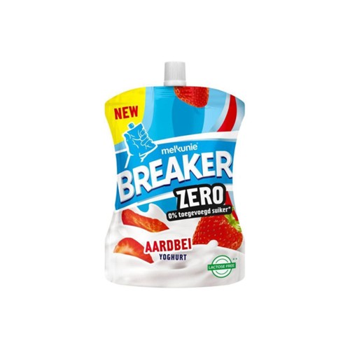 Melkunie Breaker zero aardbei zak 200 gram