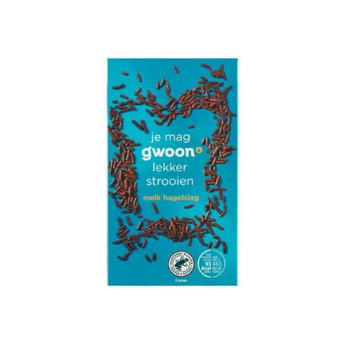 g'woon melk hagelslag 400 gram