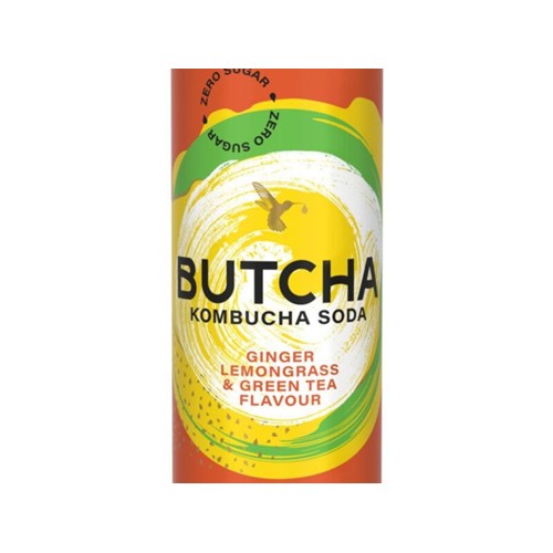 Butcha Ginger lemongrass & green tea 0% 250 ml